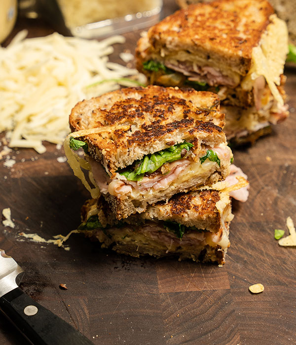 Grilled Ham and Cheese Sandwich