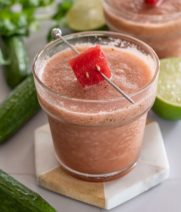 Cucumber Watermelon and Cilantro Margarita