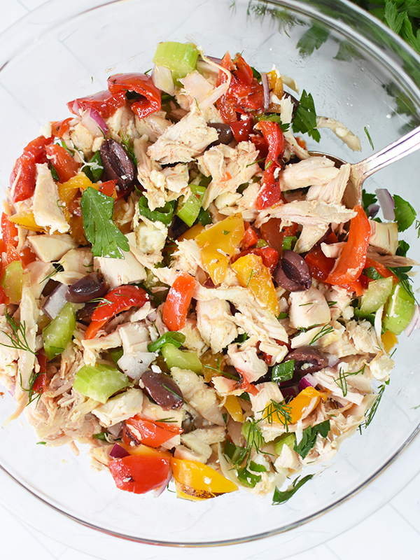 Mediterranean Chicken Salad