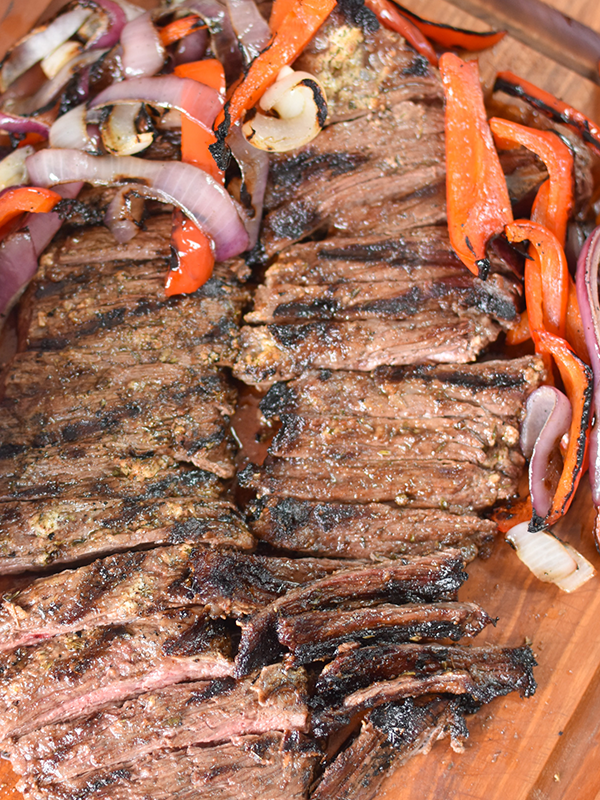 Grilled Skirt Steak Gyros