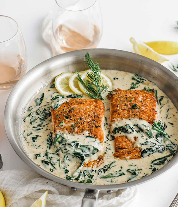 Creamy Rosé Salmon