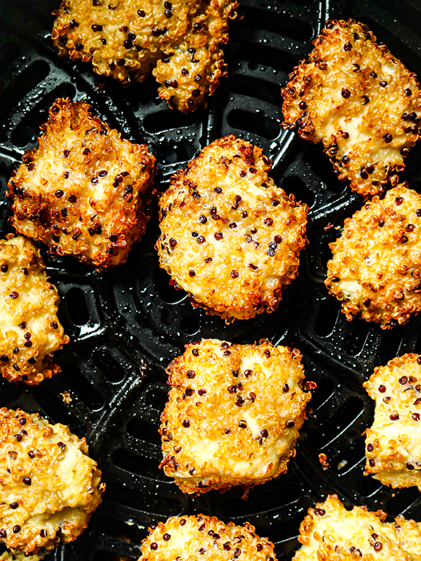 Crispy Quinoa Chicken Nuggets 