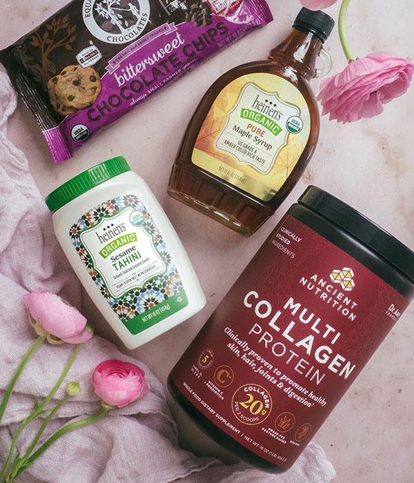 No-Bake Collagen Cookie Dough Ingredients