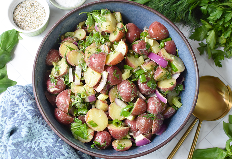 German-Style Potato Salad with Honey Mustard Dressing