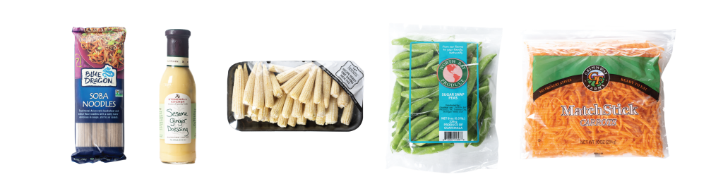 Soba Noodle Salad Ingredients