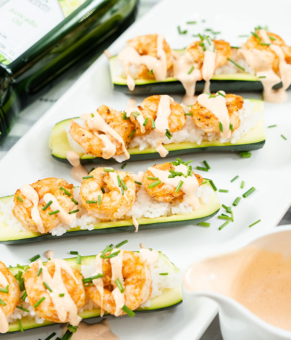 Zucchini Shrimp Boats