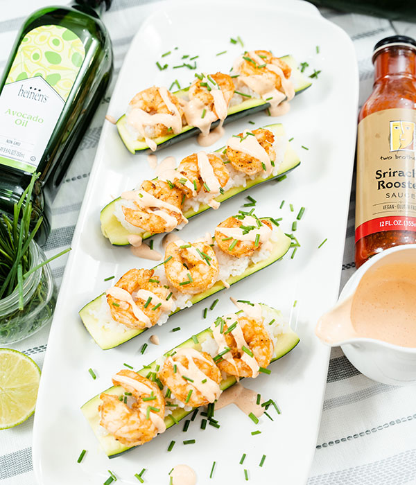 Zucchini Shrimp Boats