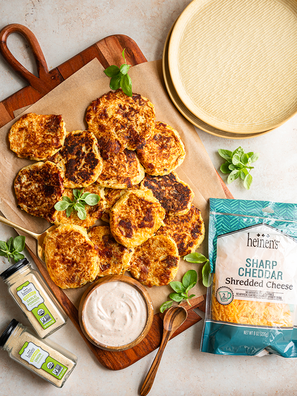 Bacon Cheddar Spaghetti Squash Fritters