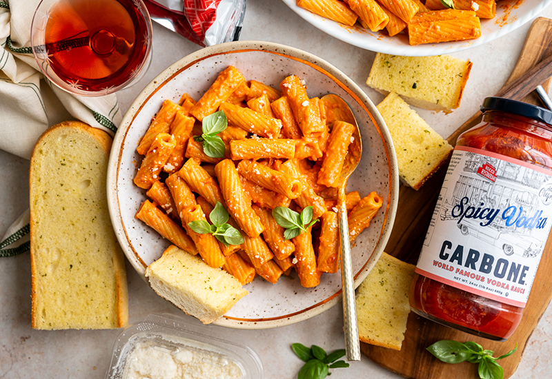 Copycat Carbone Spicy Rigatoni
