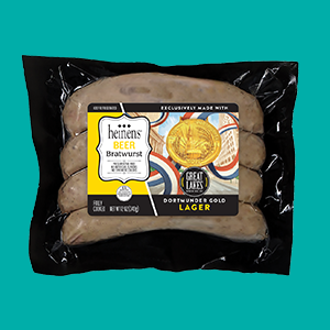 Great Lakes Brewing Company and Heinen's Dortmunder Beer Brats