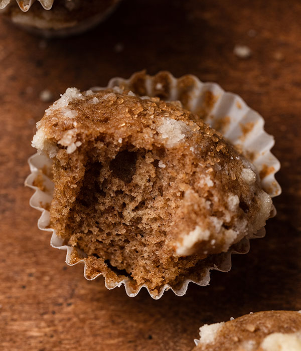 Mini Cinnamon Streusel Breakfast Muffins