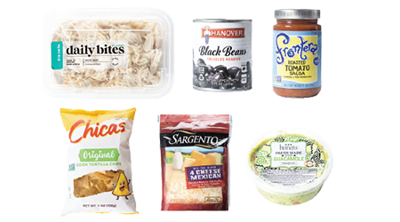 Chicken and Black Bean Chilaquiles Ingredients