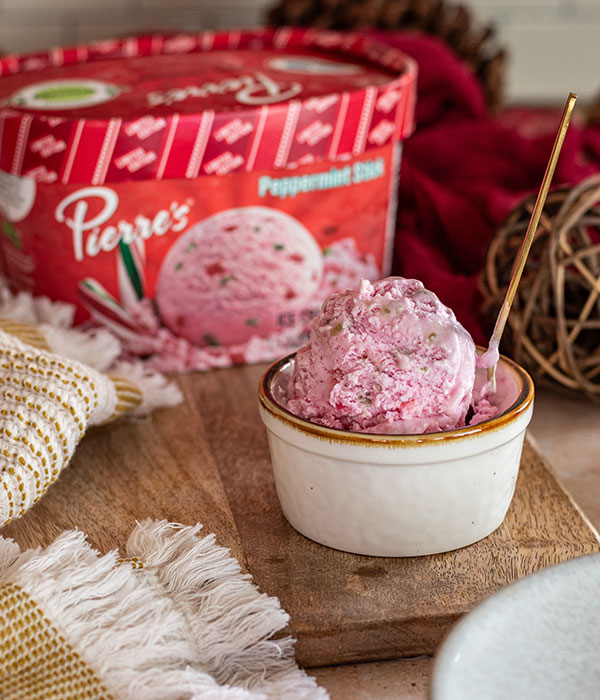 Pierre's Peppermint Stick Ice Cream