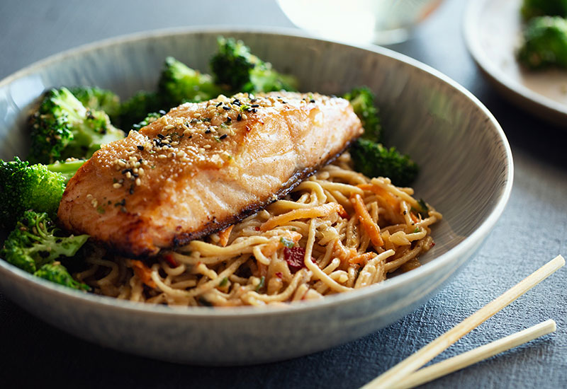 What’s For Dinner? Miso Glazed Verlasso Salmon Bowl