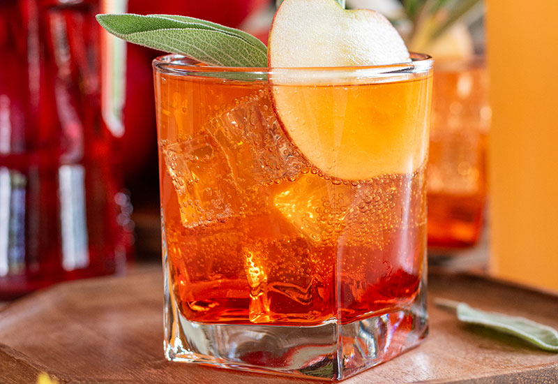 Apple Cider Aperol Spritz
