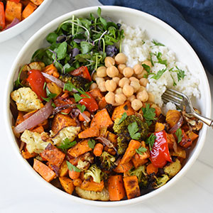 Sweet Potato Tahini Bowls