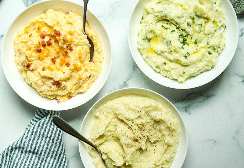Mashed Potatoes 3 Ways