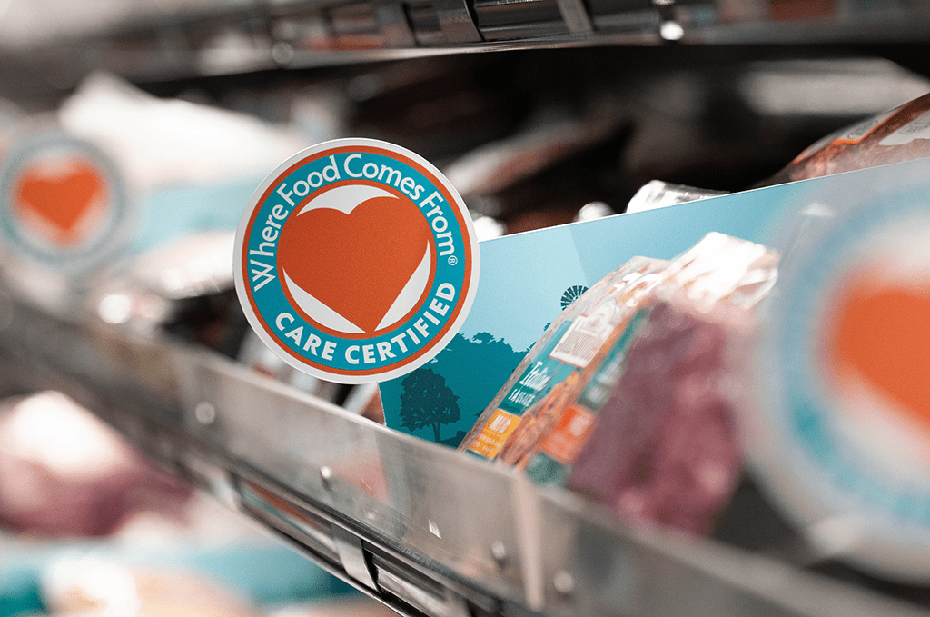 Heinen's CARE Certified meats include beef, pork, and chicken