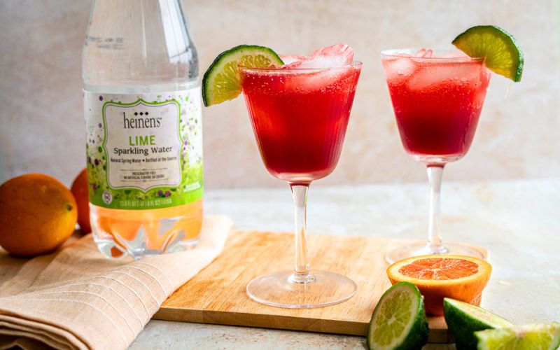 Sparkling Tart Cherry Mocktail