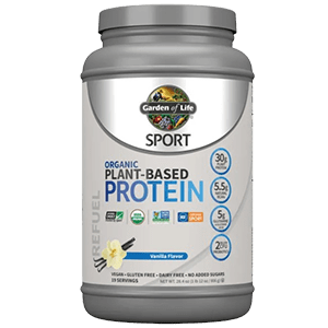 A Large Container of Garden of Life Protein Powder