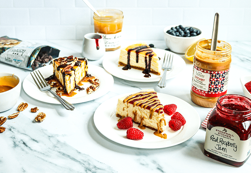 3 DIY Toppings for Heinen’s Fan Favorite Original Cheesecake