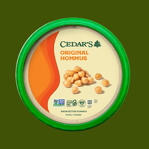 A container of Cedar's original hommus.