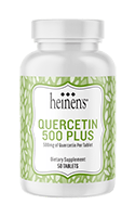 Bottle of Heinen's Quercetin supplement.