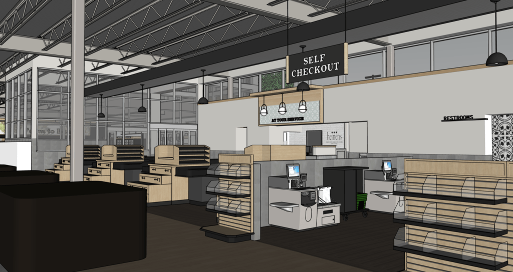 Heinen's Naperville Cash Registers and Self Checkouts