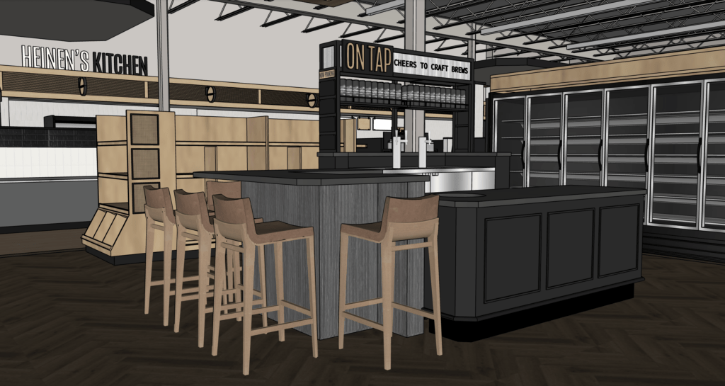 Heinen's Naperville Draft Beer Station