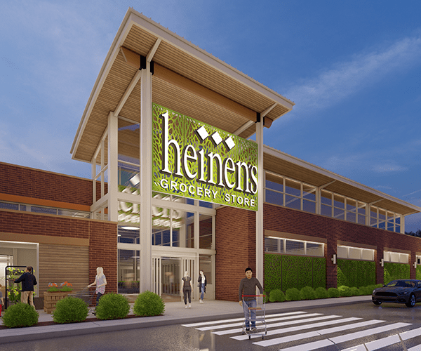A Graphic Rendering of Heinen's Naperville Storefront