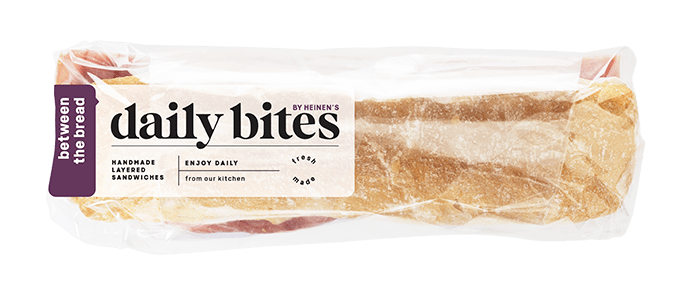 Ham and Brie Sandwich with Fig Mustard in Daily Bites Packaging