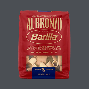 A Bag of Barilla Al Bronzo Pasta