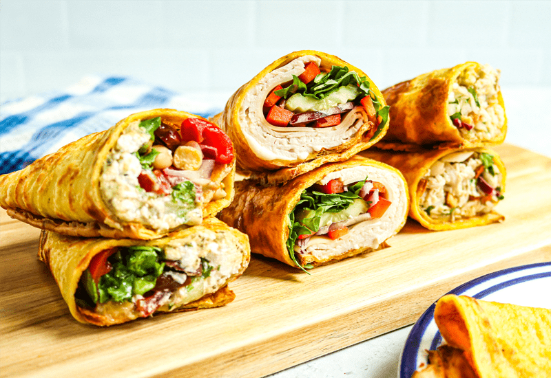 Cottage Cheese Protein Wraps 3 Ways