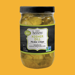 A Jar of Heinen's Kosher Dill Pickle Slices