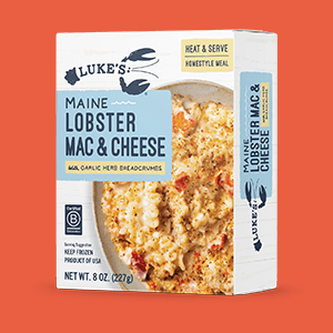 A Box of Luke's Lobster Mac and Cheese