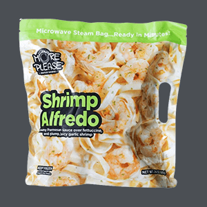A Bag of More Please Frozen Shrimp Alfredo