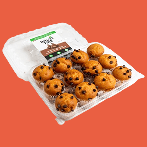 A Container of Nature's Flair Mini Muffins