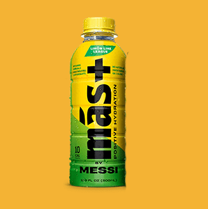 A Bottle of Mas+ by Messi