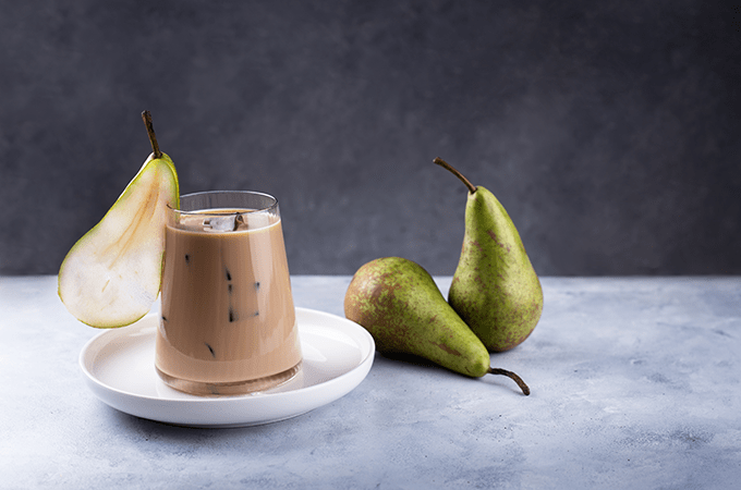 An Overripe Pear Smoothie