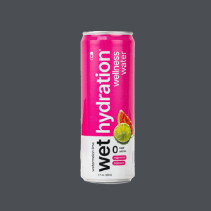 Can of Wet Hydration Wellness Water Watermelon Lime